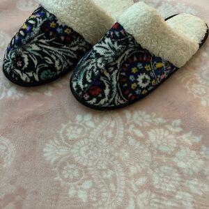 Vera Bradley Multicolor Patterned Slippers